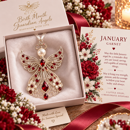✨👼  Birth Month Guardian Angel – A Meaningful Keepsake Chosen Just for You