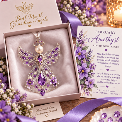 ✨👼  Birth Month Guardian Angel – A Meaningful Keepsake Chosen Just for You