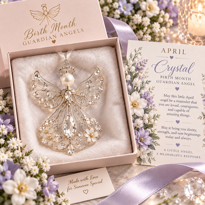✨👼  Birth Month Guardian Angel – A Meaningful Keepsake Chosen Just for You