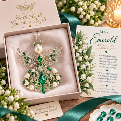 ✨👼  Birth Month Guardian Angel – A Meaningful Keepsake Chosen Just for You