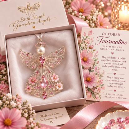 ✨👼  Birth Month Guardian Angel – A Meaningful Keepsake Chosen Just for You