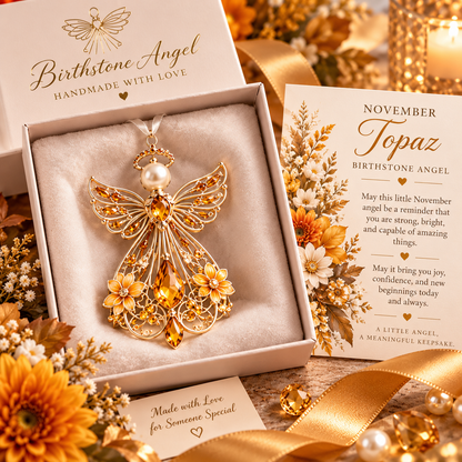 ✨👼  Birth Month Guardian Angel – A Meaningful Keepsake Chosen Just for You