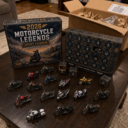 2026 Motorcycle Legends Advent Calendar – 24 Mini Motorcycles for Every Rider & Collector