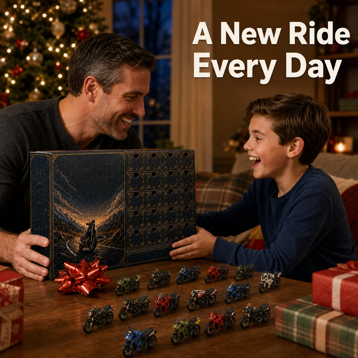 2026 Motorcycle Legends Advent Calendar – 24 Mini Motorcycles for Every Rider & Collector
