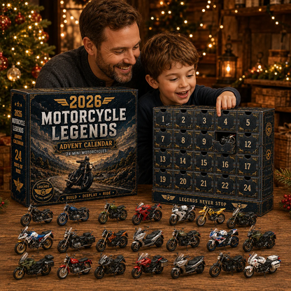 2026 Motorcycle Legends Advent Calendar – 24 Mini Motorcycles for Every Rider & Collector